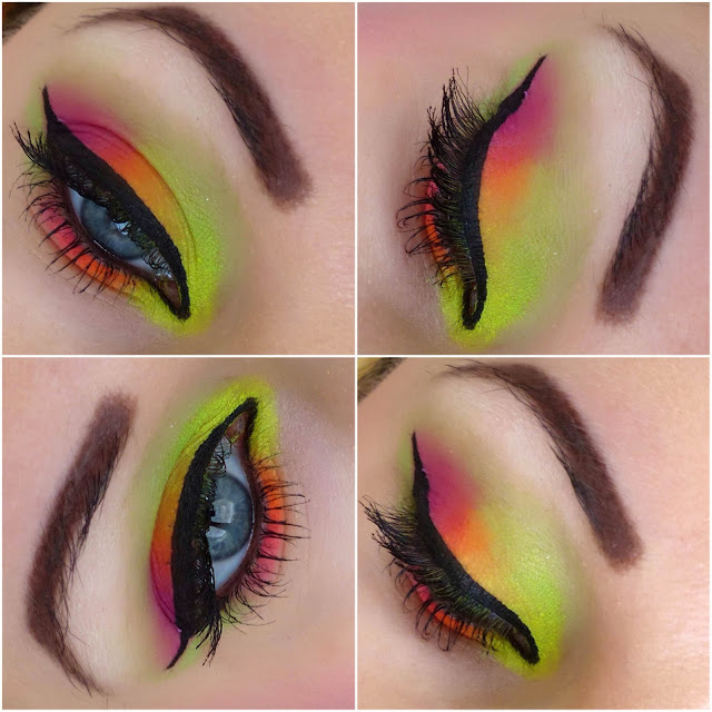 Spring Neon Makeup - Redemption Palette Acid Brights - Makijaż i nie tylko ...