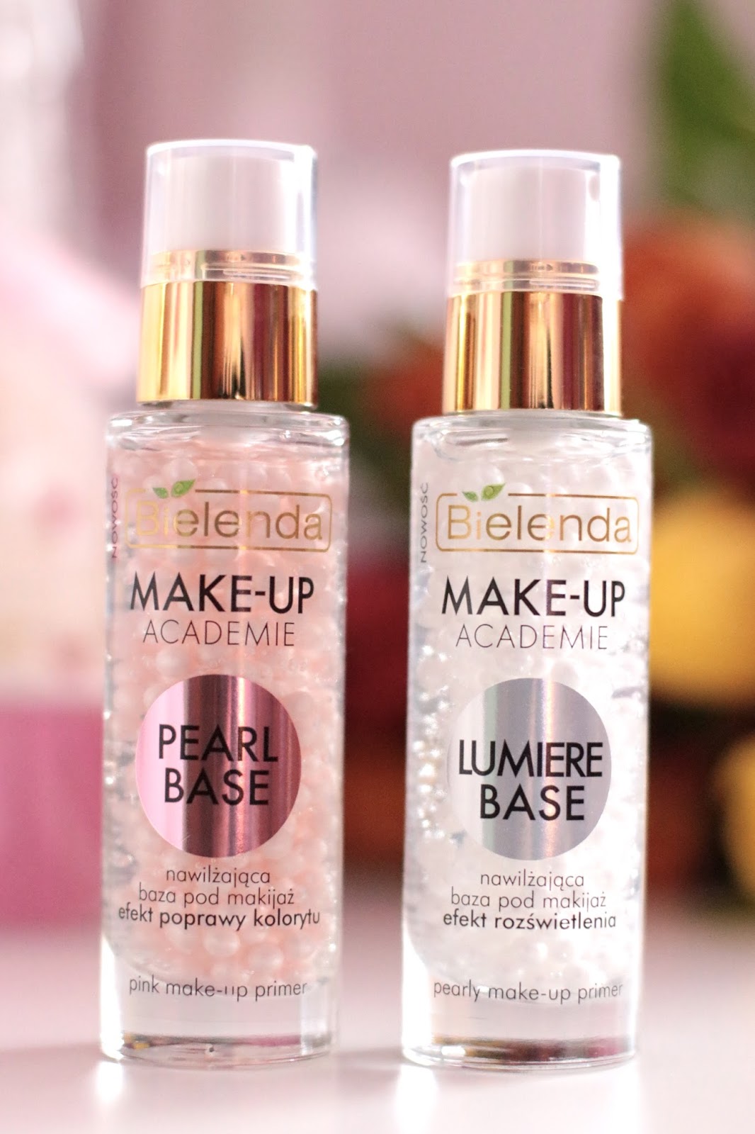  Bielenda Makeu-Up Academie - Pearl Base kontra Lumiere Base  | Ela Lis Make-Up