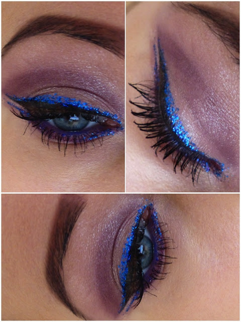 Carnival Make-up! Electric Blue Eyeliner! 