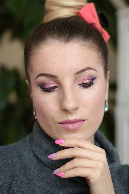 Fiolet z Migoczącą Bordo-Śliwką - Inglot Makeup - Ela Lis Make-Up