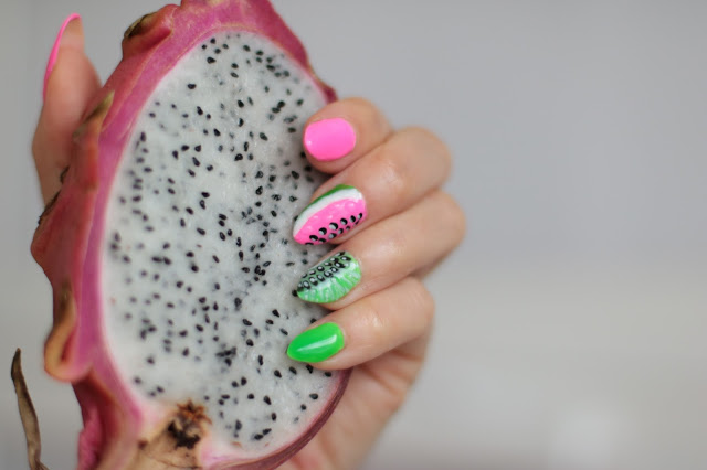 Hybrid Nails - Kiwi, Watermelon - Ela Lis Make-Up