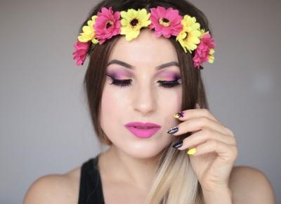 GoodBye Summer - Colorful Neon Makeup | Ela Lis Make-Up