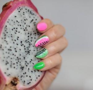 Hybrid Nails - Kiwi, Watermelon - Ela Lis Make-Up