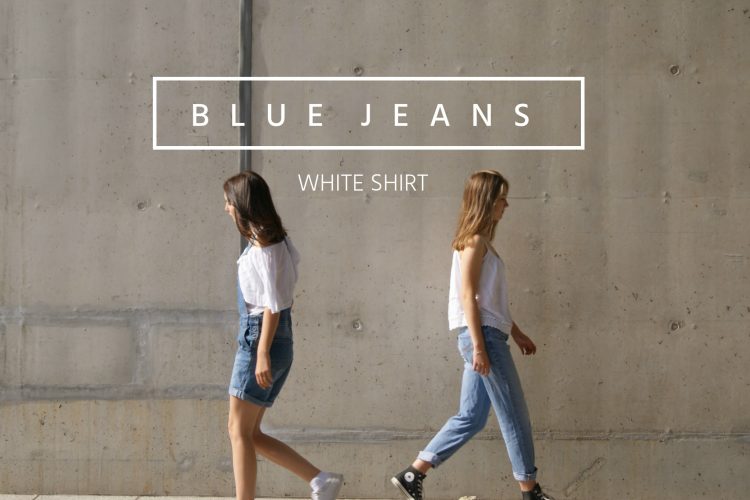 Blue jeans, white shirt - LonelyHeartsClub