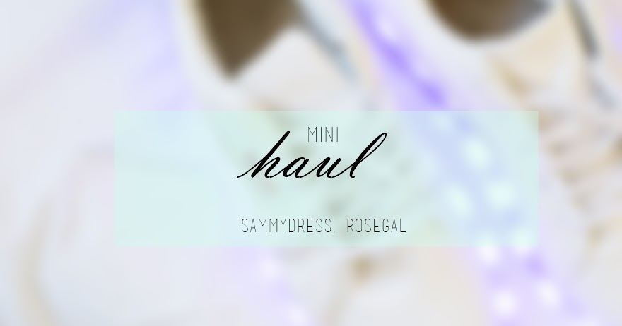 Only dreams: Mini haul | sammydress, rosegal