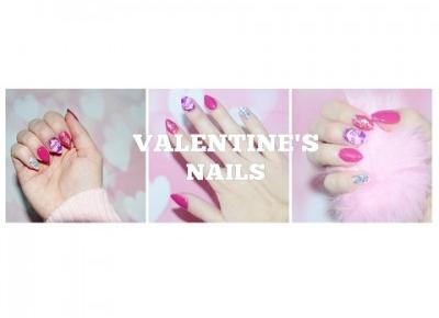 ♥♥♥PINK NAILS♥VALENTINE'S DAY♥CUTE NAILS♥PAZNOKCIE NA WALENTYNKI 2017♥♥♥