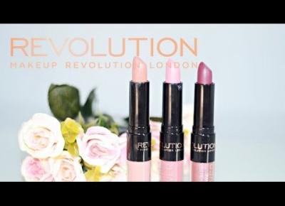 Tutorial/Makeup Revolution-Power Lipstick | Szminko-błyszczyki 2w1/SSUBTELNAA