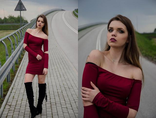 The world is my runway.: Off the shoulder bodycon dress