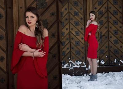 The world is my runway.: Red dress