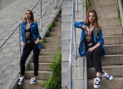 The world is my runway.: Jeans jacket Zaful