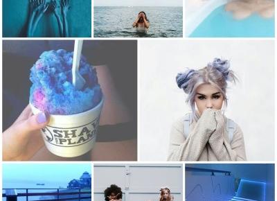 One color of inspiration - blue     
