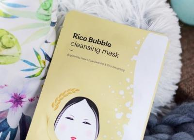 Skin79, Rice Bubble Cleansing Mask | 3w1: relaks, pielęgnacja, oczyszczanie | Mademoiselle Magdalene Blog: Uroda | Kosmetyki | Makijaż | Moda | Lifestyle