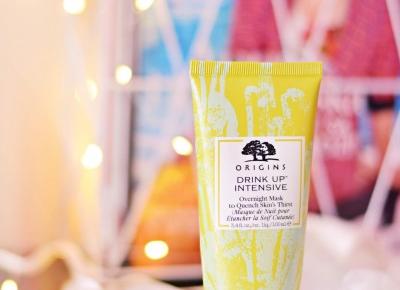 HIT BLOGEREK: Origins, Drink-Up Intensive Overnight Mask | Całonocna maska nawilżająca | Mademoiselle Magdalene Blog: Uroda | Kosmetyki | Makijaż | Moda | Lifestyle