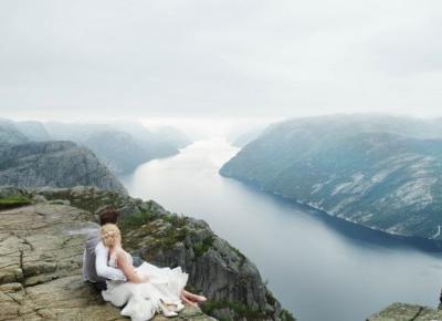 Nasz wymarzony plener ślubny na tle norweskich fiordów / Preikestolen, Songesand, Verdens Ende – Eat Make Up Dress