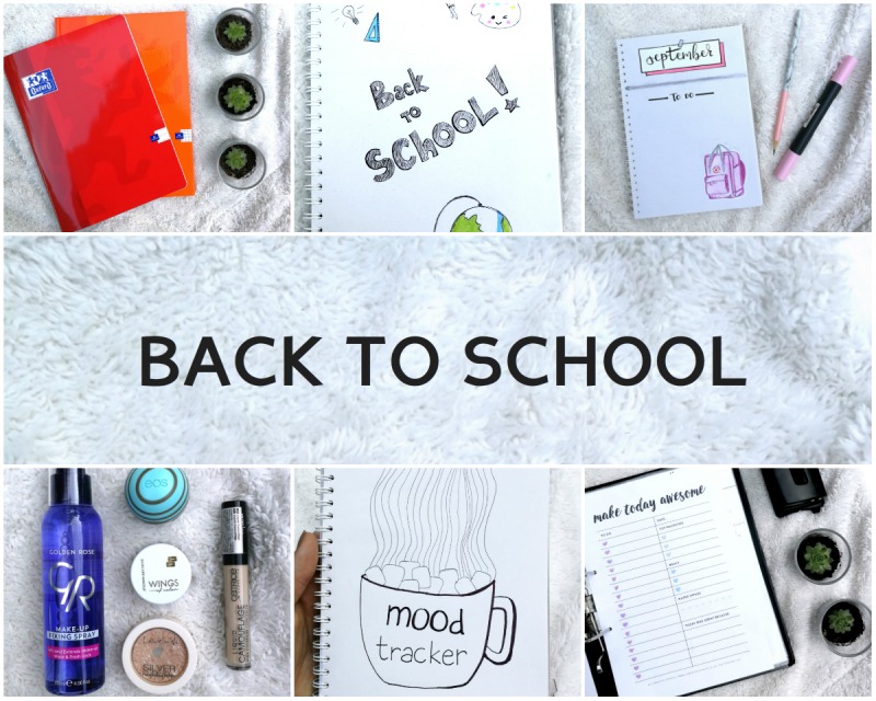 Back to school | Bullet Journal, przybory szkolne i kosmetyki