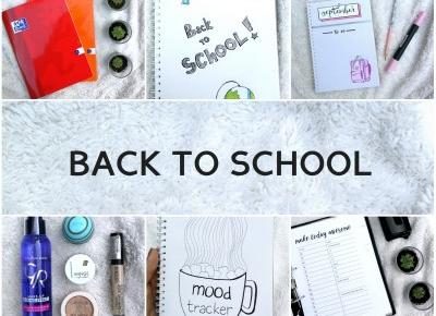 Back to school | Bullet Journal, przybory szkolne i kosmetyki