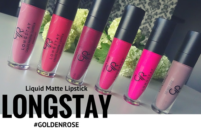 MAZGOO: HITY I KITY ? CZYLI KTÓRE MATOWE POMADKI WARTO KUPIĆ / GOLDEN ROSE- L.O.N.G.S.T.A.Y LIQUID MATTE LIPSTICK KISSPROOF 