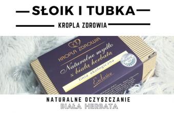 MAZGOO: 100% NATURALNOŚCI, POKOCHAJ BIAŁĄ HERBATĘ W KOSTCE ! /KROPLA ZDROWIA   SŁOIK I TUBKA/