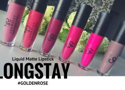 MAZGOO: HITY I KITY ? CZYLI KTÓRE MATOWE POMADKI WARTO KUPIĆ / GOLDEN ROSE- L.O.N.G.S.T.A.Y LIQUID MATTE LIPSTICK KISSPROOF 