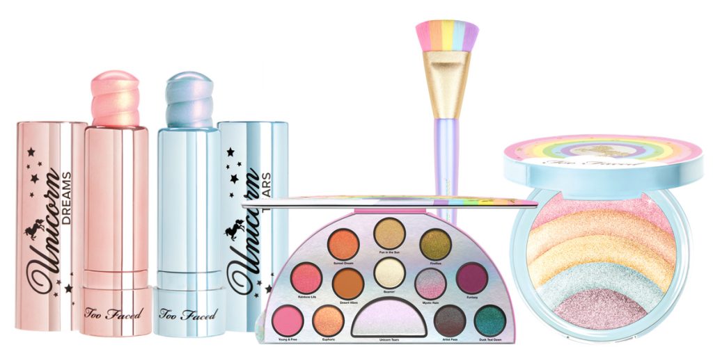 Too Faced Unicorn Collection - nowe kosmetyki inspirowane jednorożcem | Inspiracje modowe :: blog modowy - modoweinspiracje.pl