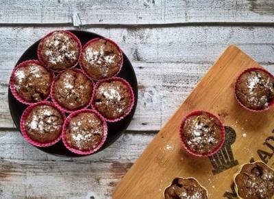 Cukiniowe muffinki z borówkami | Mój kawałek podłogi