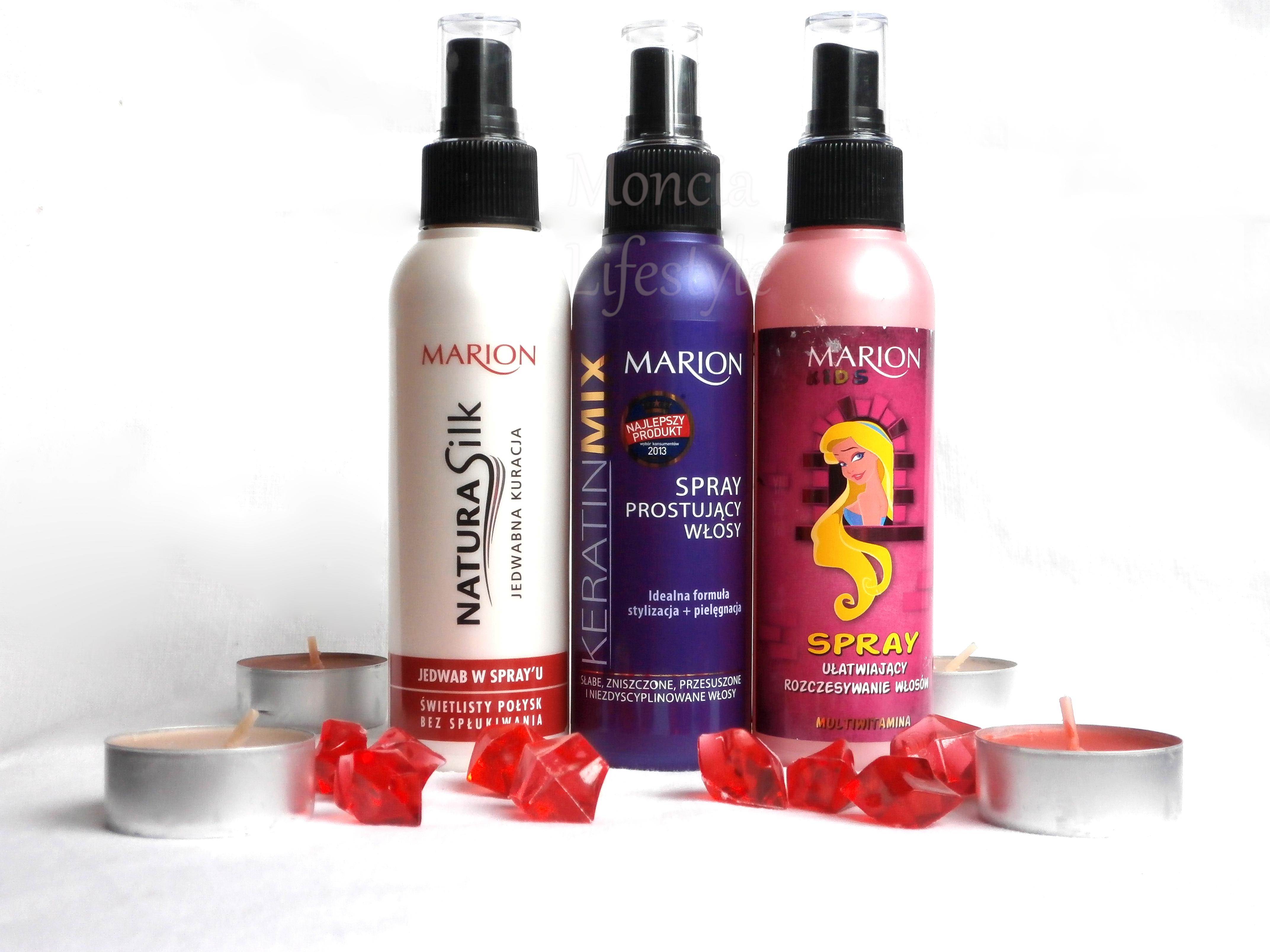 #Recenzja; Spray do włosów marki Marion  - Moncia Lifestyle