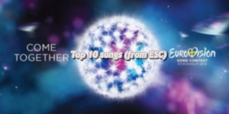 msjacksonn: Top 10 songs (from ESC)