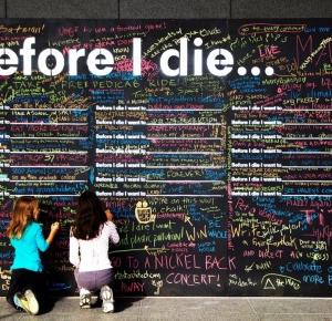 Before I die… 