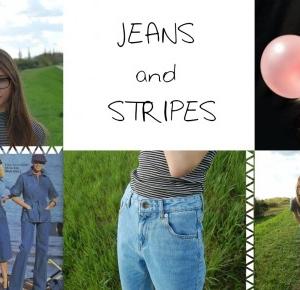 JEANS AND STRIPES - Pink Shadow of Soul