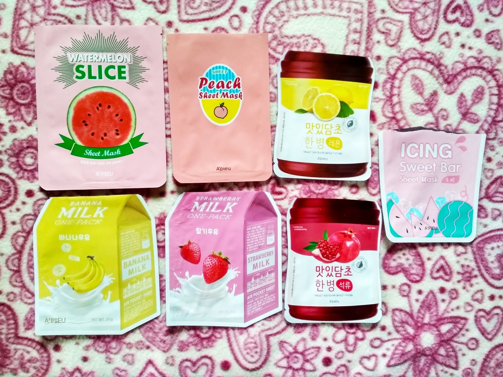 Miesiąc z maseczkami w płachcie A'pieu - grudzień 2018 | N. o kosmetykach