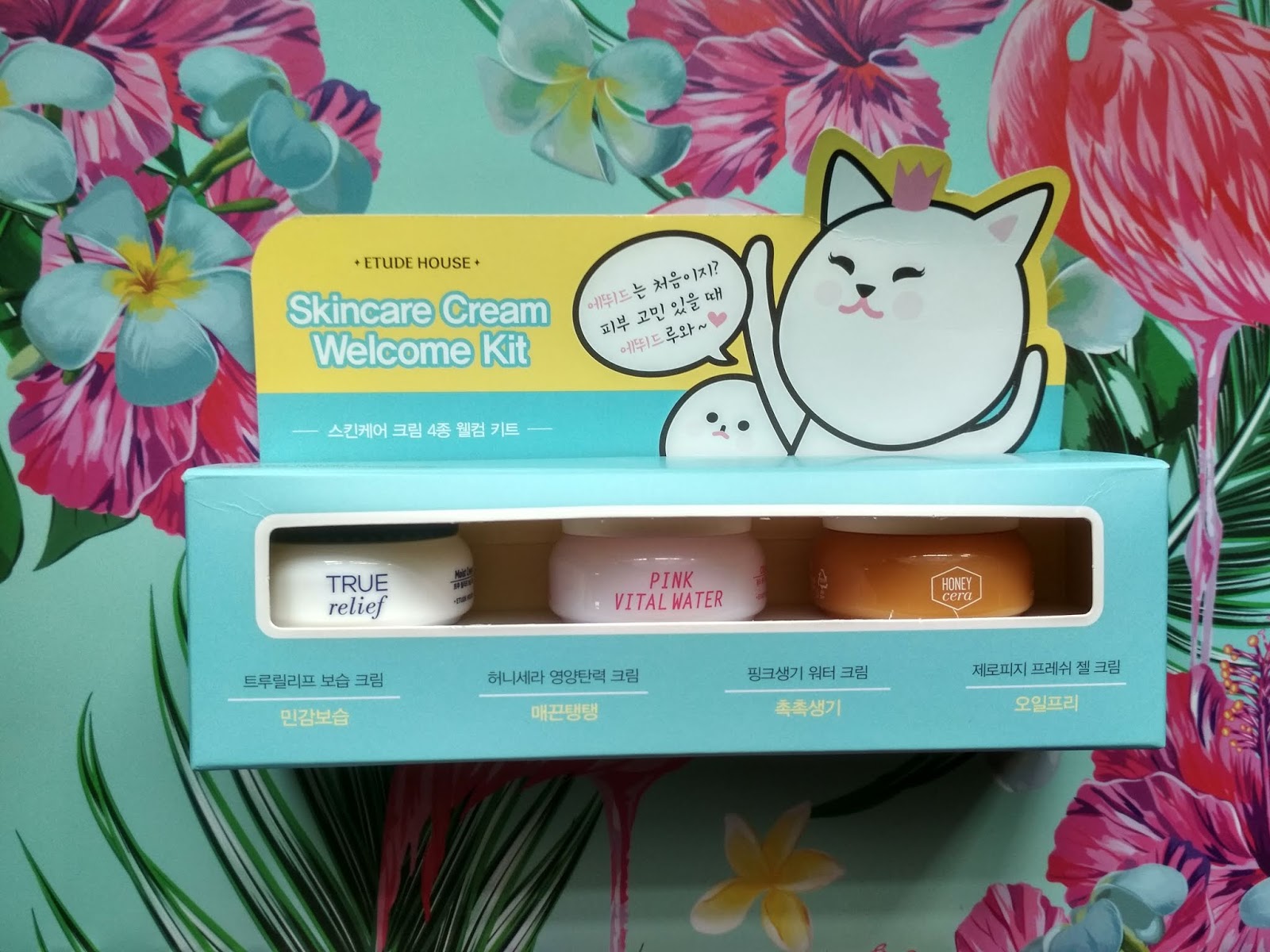 Recenzja - Etude House Skincare cream welcome kit | N. o kosmetykach