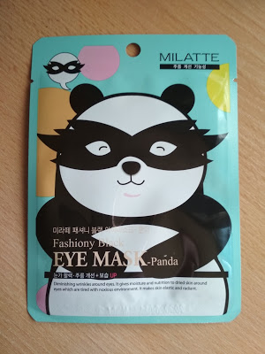 Recenzja - Milatte maska do okolicy oczu w płachcie panda | N. o kosmetykach