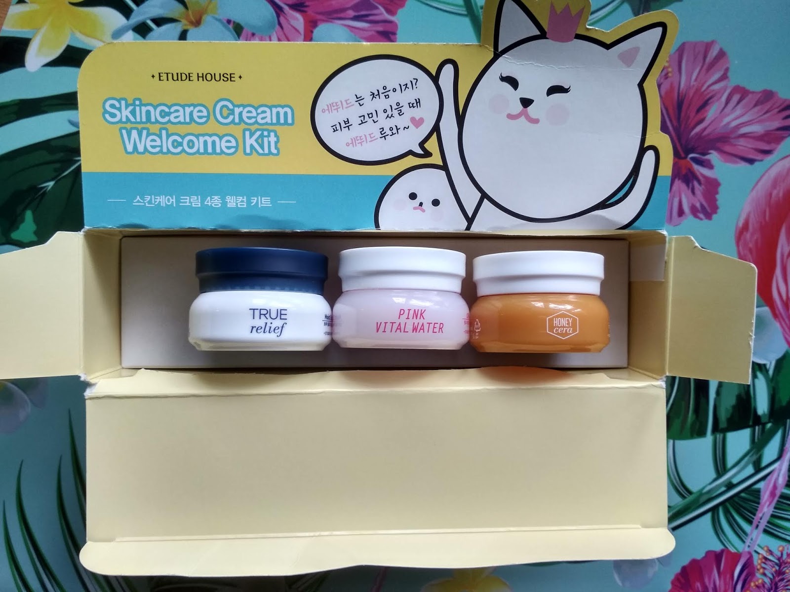 Recenzja - Etude House Skincare cream welcome kit | N. o kosmetykach