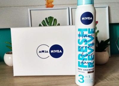 Recenzja - Nivea Fresh Revive 3w1 suchy szampon dla brunetek | N. o kosmetykach