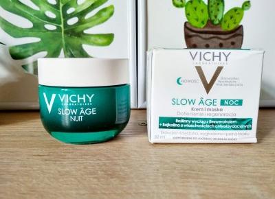 Recenzja - Vichy  Slow Age krem i maska dotlenienie i regeneracja | N. o kosmetykach