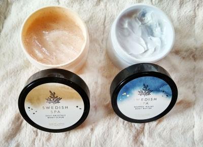 Recenzja - Oriflame, Swedish SPA masło i peeling solny do ciała | N. o kosmetykach