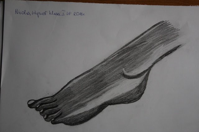 Nicole's blog: PLASTYK LIFE #1 - wprowadzenie   szkice stóp i dłoni