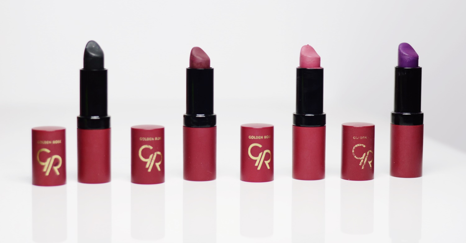 Fioletowe, czarne, bordowe usta? Pomadki Golden Rose Velvet Matte! • Ola Brzeska