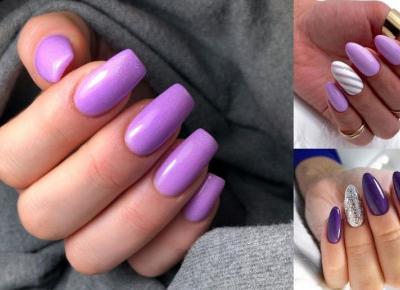 5 pomysłów na fioletowe manicure