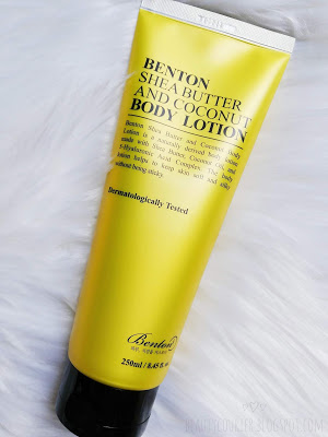 Beauty Courier: Benton - Shea butter and Coconut body lotion