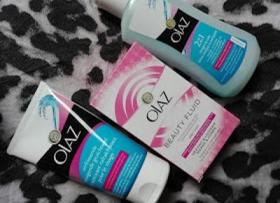 Beauty Courier: Olaz (Olay) - żel oczyszczający, tonik, krem-emulsja nawilżająca