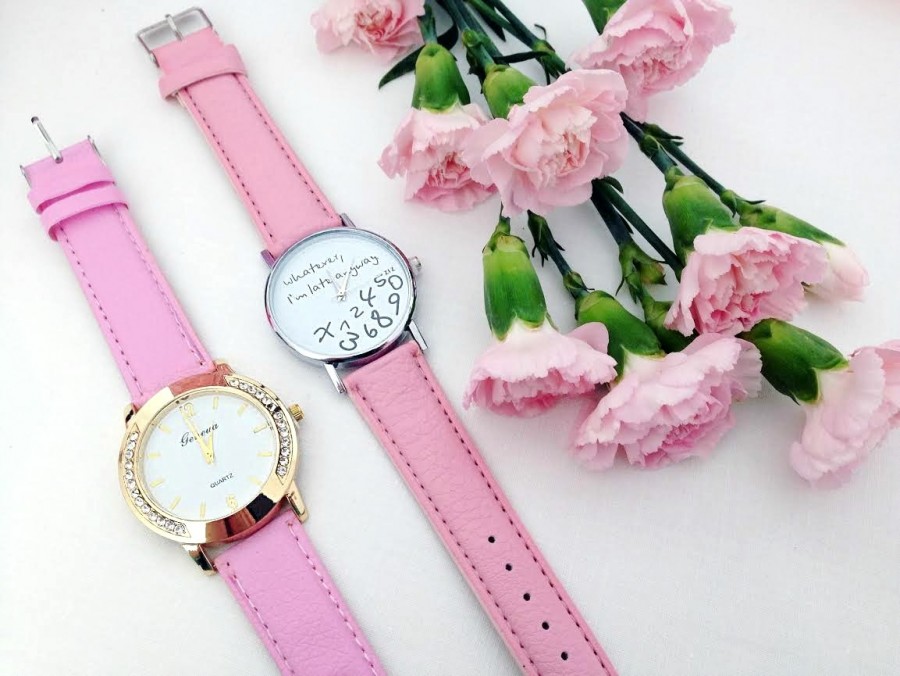 🌸 różowe zegarki 🌸 czyli coś dla dziewczyn lubiących urocze akcesoria 🌸