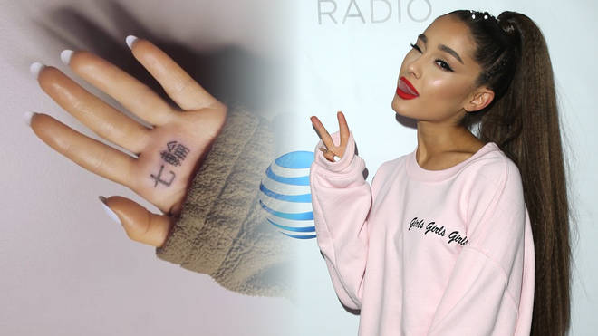 Wpadka Ariany Grande - tatuaż z błędem