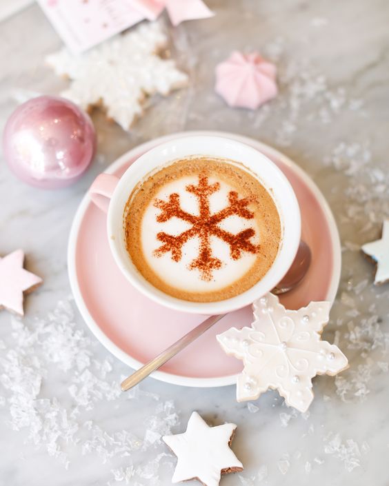 🌸❄️ snowflake coffee ❄️🌸