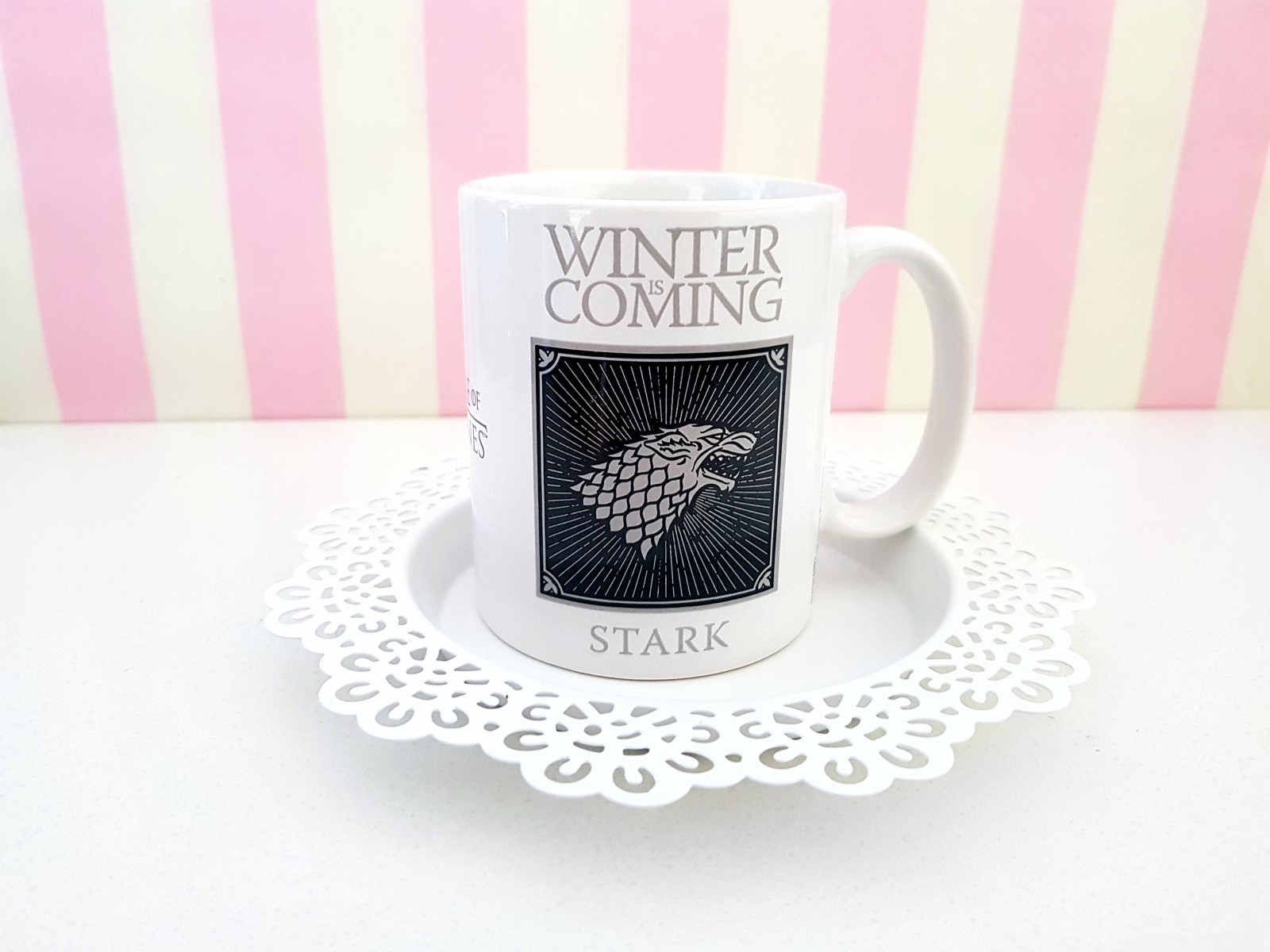 Kubek Gra o Tron - Winter is Coming, Stark