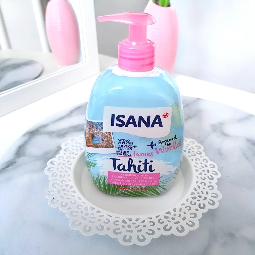💙 mydlo w płynie 💙 Tahiti 💙 kokos i liczi 🥥💖 Isana 💙