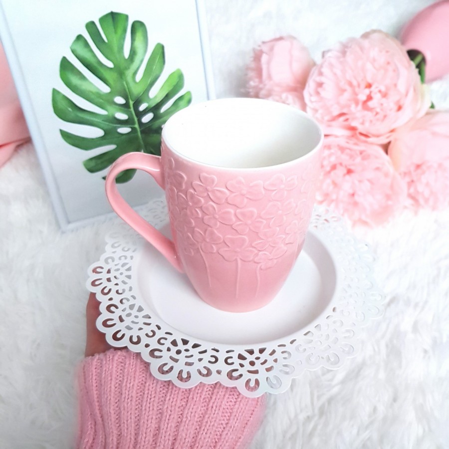 🌸 cute pink mug 🌸