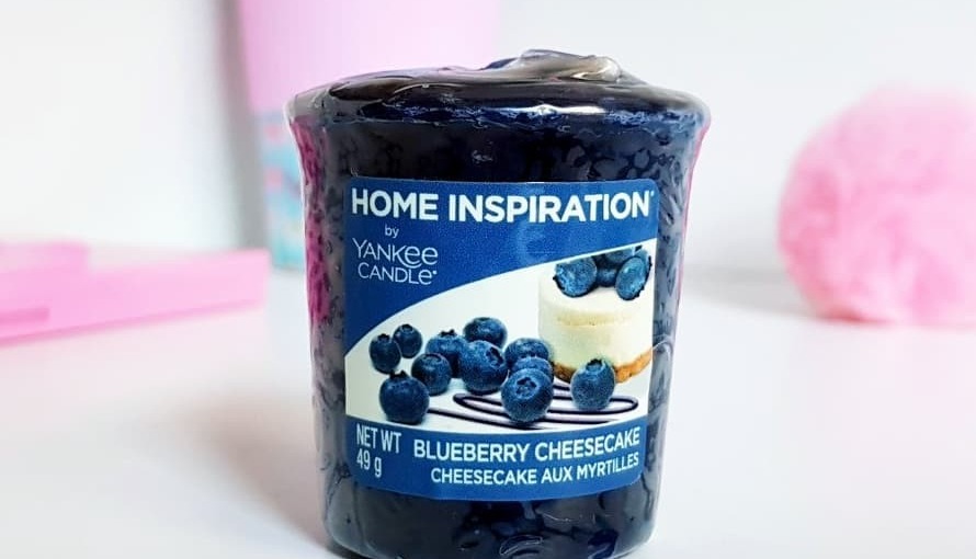 💜 przepysznie pachnący sampler od Yankee Candle - blueberry cheesecake 💜