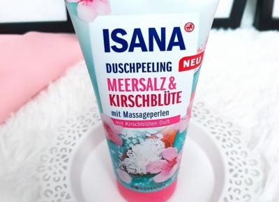 🌸 Sól morska i kwiat wiśni 🌸 peeling pod prysznic 🌸 Isana 🌸