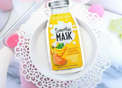 Bielenda - Smoothie Mask, prebiotyczna maseczka do twarzy 💛 banan + melon + prebiotyk